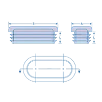 Plastikowe zatyczki do stalowych rur owalnych (OVF)